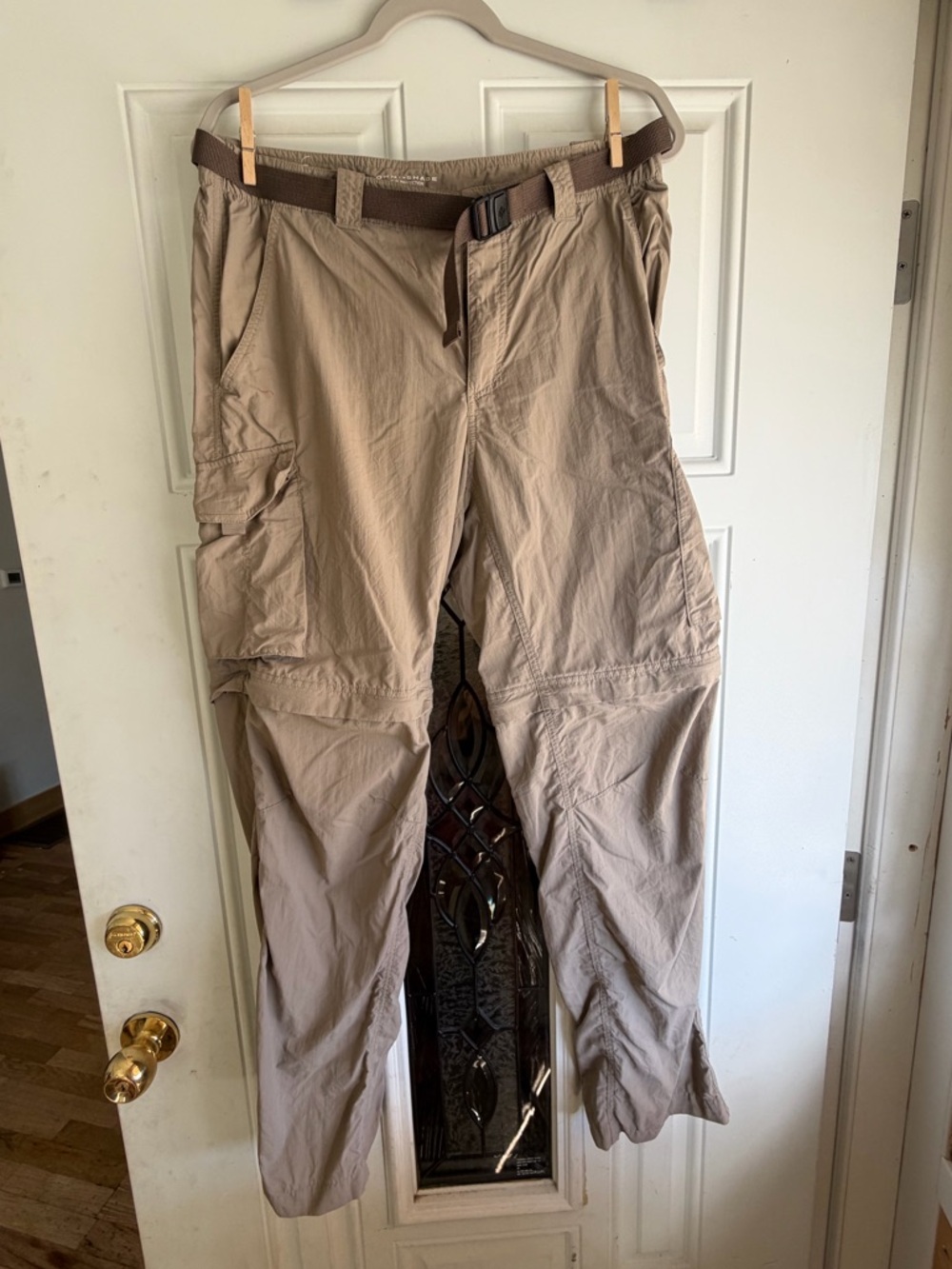 Columbia Men's Convertible Cargo Pants - Light Brown/Tan